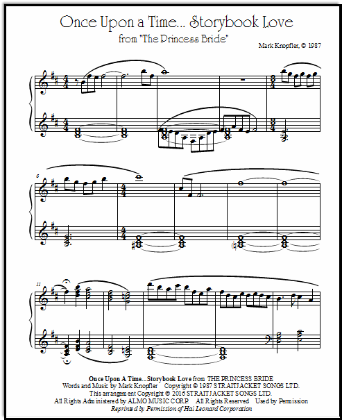 Once upon a Time – Storybook Love – The Princess Bride Soundtrack