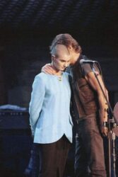 1992, Kris Kristofferson comforting Sinéad O'Connor